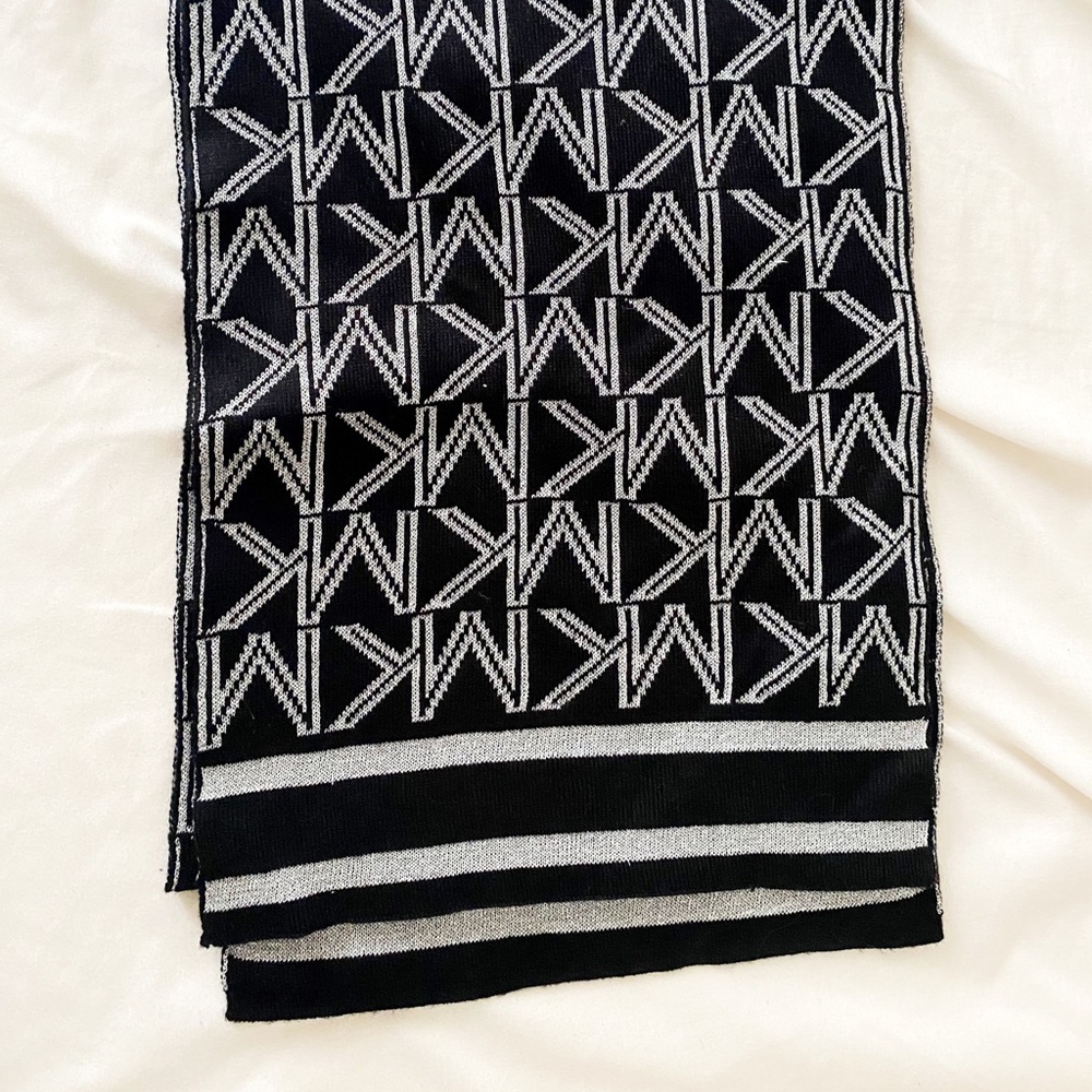 Michael Kors Metallic MK Diamond Logo Scarf